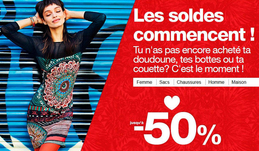 soldes Desigual hiver 2015 