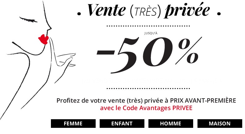 vente privee pre soldes 3 Suisses