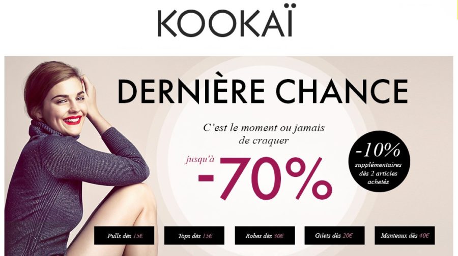 Dernière démarque Kookaï