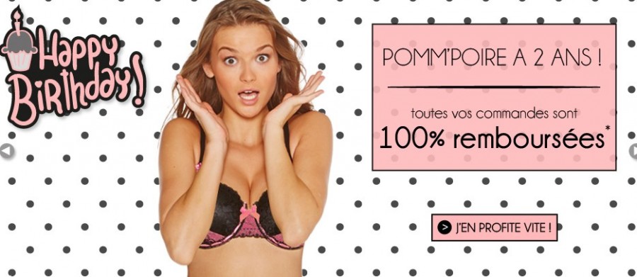 Lingerie Pomm’Poire remboursée