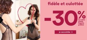 Lingerie Saint Valentin La Halle