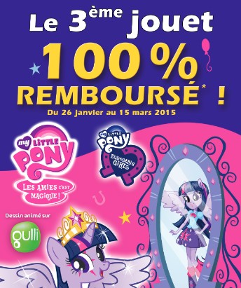 My Little Pony - Equestria Girls remboursement 2015