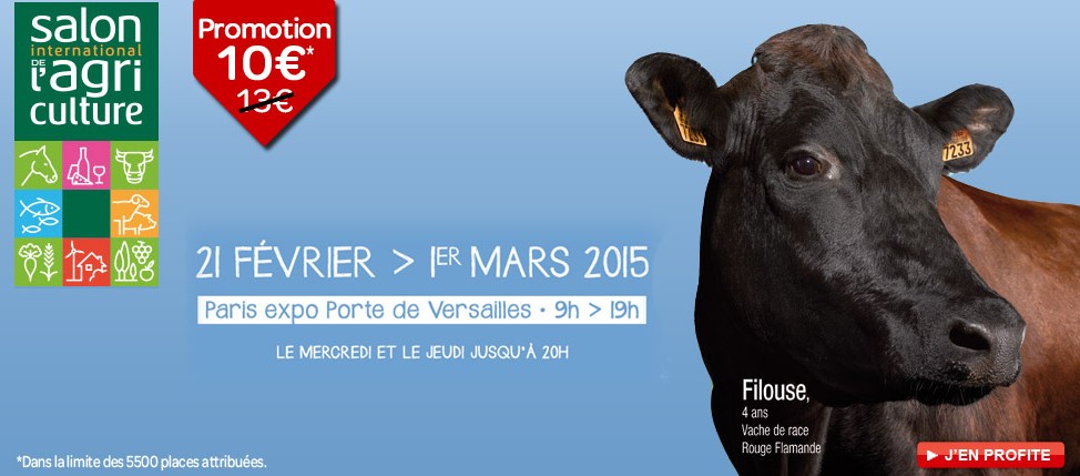 SALON INTERNATIONAL DE L'AGRICULTURE PARIS 2015