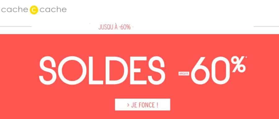 Soldes Cache-Cache : démarques + 10% supplémentaires dés 2 articles