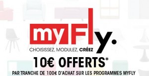 10 euros pour 100 euros sur MyFly