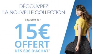 10 ou 15 euros de remises sur Camaïeu