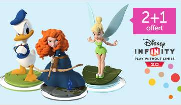 2 figurines Disney Infinity achetées = la 3éme offerte