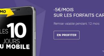 Bon plan forfait : 5 euros/mois de remise sur SFR