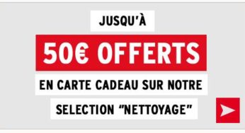 Jusqu’à 50 euros en carte cadeau Darty sur une sélection d’aspirateur