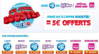 Bon plan Française des jeux : jouez 10 euros et obtenez 5 euros de crédit