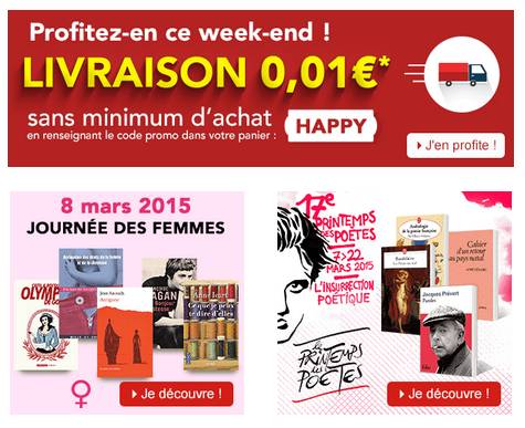 Decitre : Jusqu’à dimanche livraison à 1 centime à domicile (+ promo livres / coffrets)