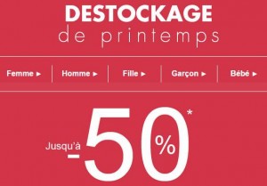 Destockage printemps Kiabi 2015