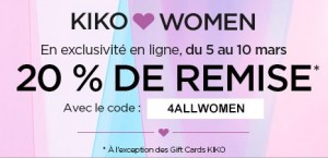 Journee de la femme Kiko