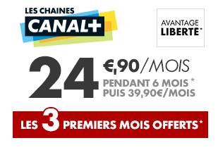 3 mois offerts sur les abonnements Canal plus / Canal Sat et prix réduits les 6 premiers mois