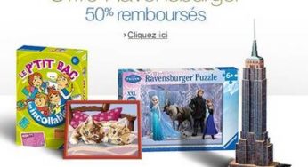 Votre jeu ou puzzle Ravensburger / Nathan 50% remboursé (ODR 2015)