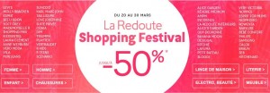 Shopping Festival La Redoute 2015