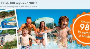 Vente flash : 98 euros la semaine en camping (100 séjours en France, Italie, Espagne)