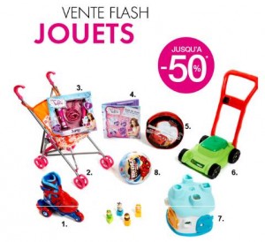 Vente flash jouets chez Kiabi