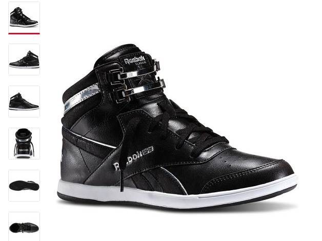 37 euros les baskets montantes femme Reebok Mid Bling cuir port inclus (au lieu de 75 euros)