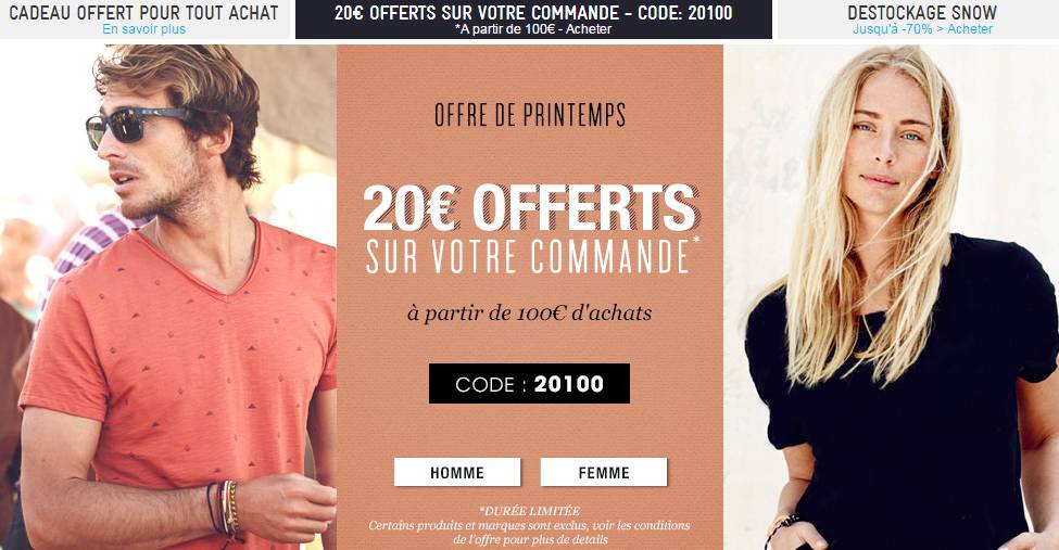 SurfStitch : 100 euros d’achats = 20 euros de remise immédiate