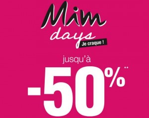 remise supplémentaire sur les Mim Days