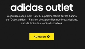 remise sur les t-shirts de Adidas Outlet