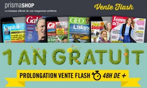 vente flash 2 ans pour le prix d’1 Primashop