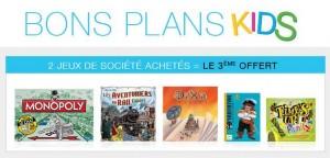 1 jeu de société gratuit pour 2 achetés FNAC