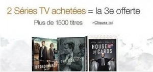 1 serie TV offerte pour 2 achetes