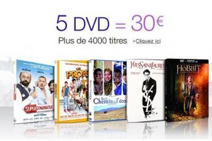 30 euros les 5 DVD