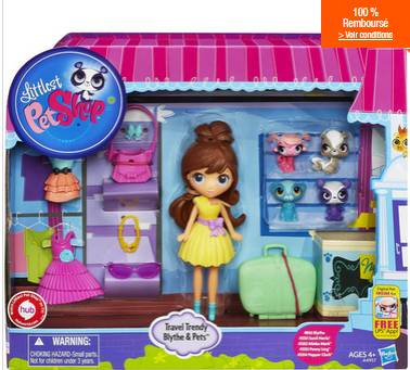 Blythe et ses mini Petshop de Hasbro 100% remboursé (valeur 14,99 euros)