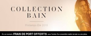 Livraison gratuite sur l’achat de maillot de bain ETAM