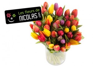 Moins de 10 euros le bouquet de 30 tulipes 