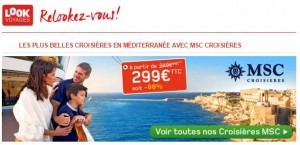 croisières pas chères MSC sur Look Voyage 