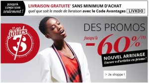 livraison gratuite 3 Suisses 3S