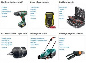 remise sur le Bricolage et Jardinage Amazon