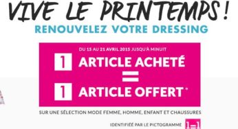 1 article Tati acheté = 1 article gratuit (mode femme, homme et enfant)