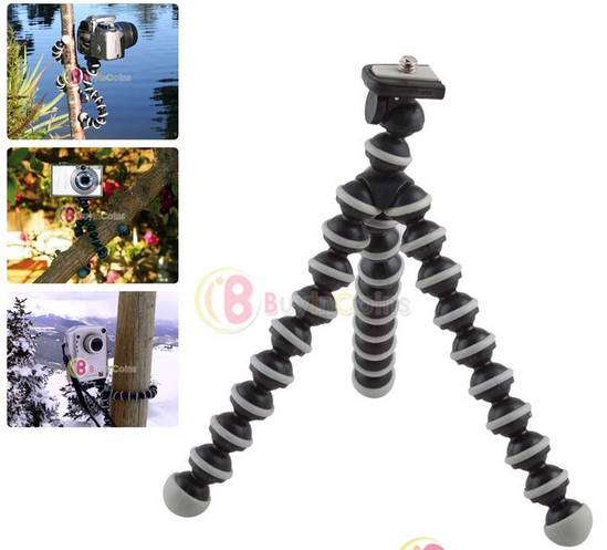 1,67 euros le trépied flexible tout-terrain pour appareil photo port inclus !