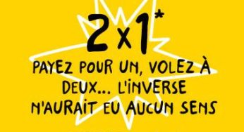1 billet acheté = 1 billet gratuit sur Vueling (vols au départ de Lyon, Bordeaux, Nantes ou Rennes)