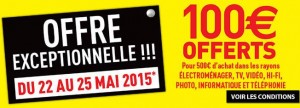 100 euros offerts Conforama