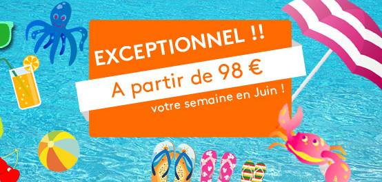 Bon plan camping Tohapi : 1 semaine en Juin à partir de seulement 98 euros !