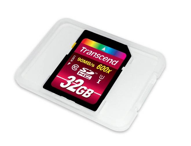 Carte mémoire SDHC 32 Go 90mo/s Transcend à 14,99 euros