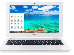 Chromebook AcerCB3-111-C1DA à moins de 200 euros.
