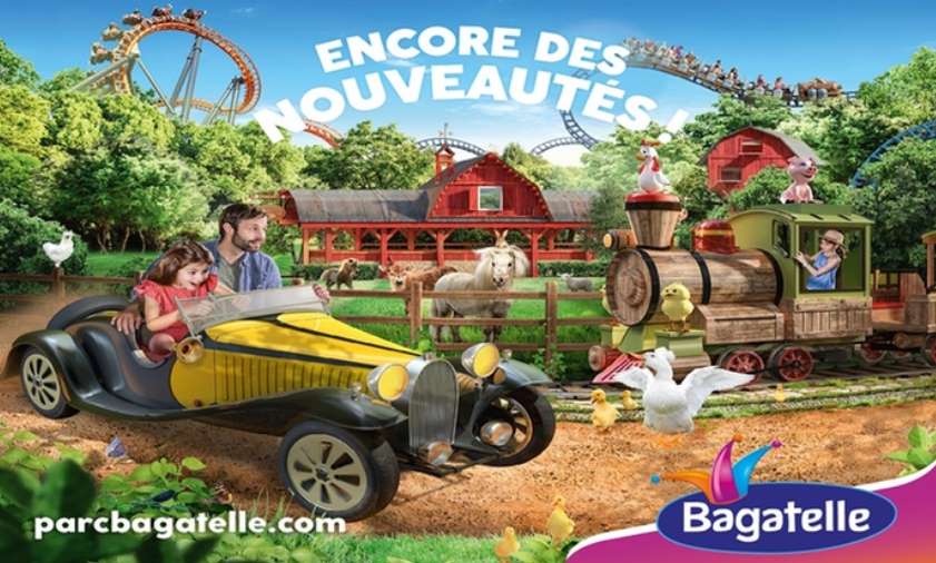 Entrée Parc Bagatelle pas chère : 13 euros (enfant) ou 17 euros (adulte)