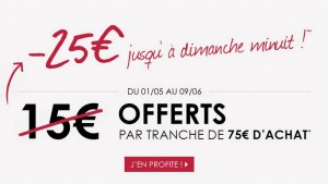 La City 25 euros offerts