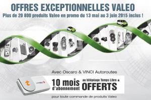 Offre spéciale Valeo – Vinci Autoroute sur Oscaro 