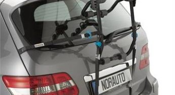 Porte Vélo de coffre suspendu 100% remboursé (valeur 59,95 euros) en 3 bons d’achat Norauto