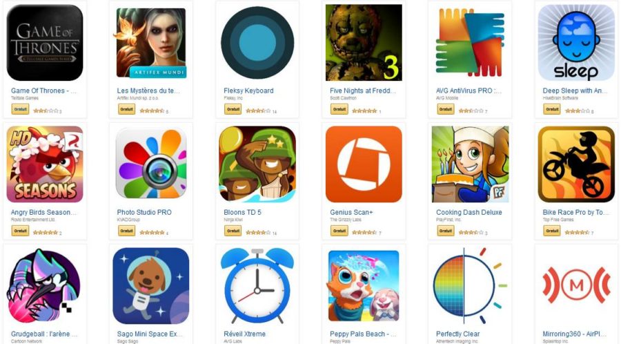 Aujourd’hui 38 applis Android gratuites sur l’ App-Shop Amazon