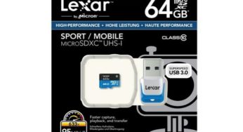 24,99 euros la carte MicroSDXC Lexar 64 Go 95Mo/sec avec lecteur USB 3.0