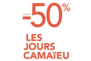 jours Camaïeu jusqu’à 50%